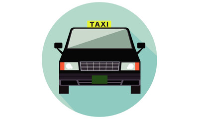 タクシー　車　フラット