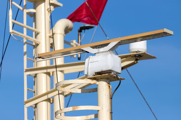 radar aboard a freight ship