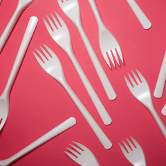 Disposable plastic cutlery