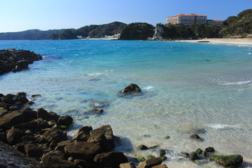 伊豆下田　冬の多々戸浜