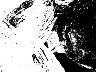 Black and white grunge background. Vector pattern of dirt, paint