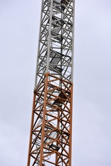 Fototapeta na wymiar metal frame of a crane
