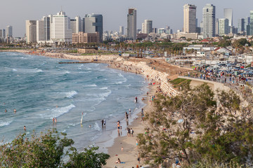 Beautiful view of the Tel Aviv.