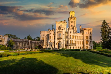 Fototapeta premium Hluboka nad Vltavou Castle in Czech Republic