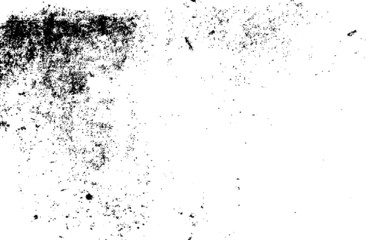 Scratched Grunge Urban Background Texture Vector. Dust Overlay Distress Grainy Grungy Effect. Distressed Backdrop Vector Illustration. Isolated Black on White Background. EPS 10.
