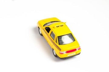 toy car on a white background