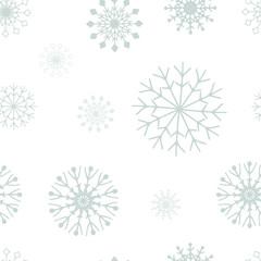 Obraz premium Seasonial Winter Holiday Snowflake Collection
