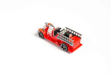 toy car on a white background