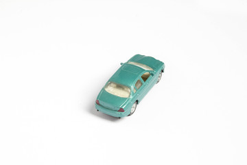 toy car on a white background
