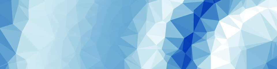 Obraz premium Classic Blue Abstract trianglify Generative Art background illustration