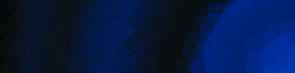 Obraz premium Classic Blue Abstract trianglify Generative Art background illustration