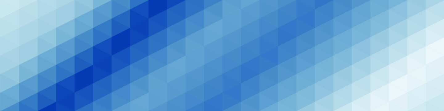 Classic Blue Abstract trianglify Generative Art background illustration