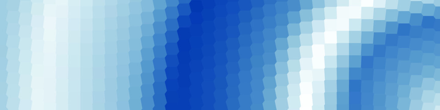 Classic Blue Abstract trianglify Generative Art background illustration