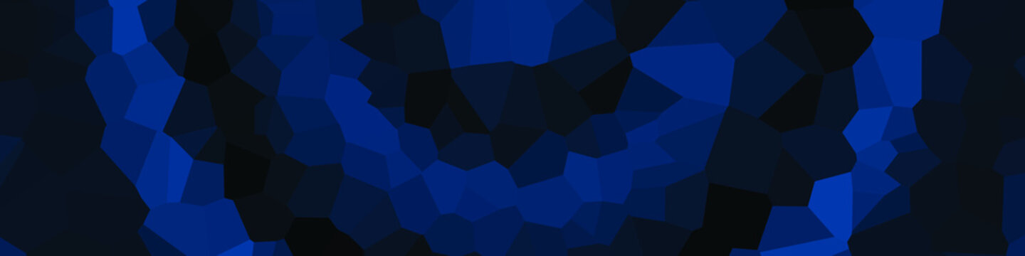 Classic Blue Abstract trianglify Generative Art background illustration