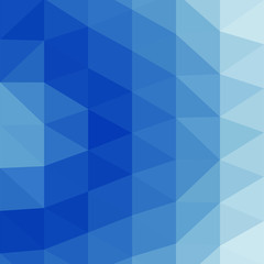 Obraz premium Classic Blue Abstract trianglify Generative Art background illustration