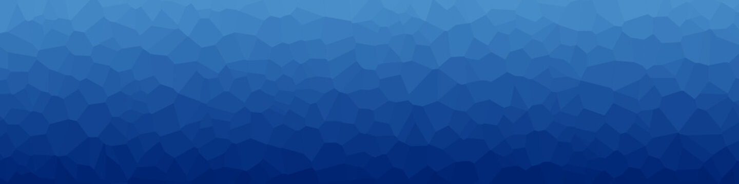 Classic Blue Abstract trianglify Generative Art background illustration