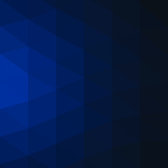 Obraz premium Classic Blue Abstract trianglify Generative Art background illustration
