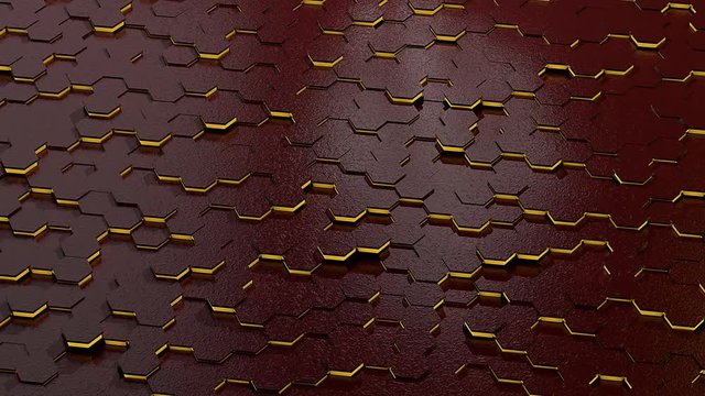 Ex&aacute;gono luminoso