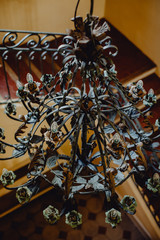 Lustre décoratif vu du dessus