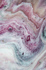 abstract fluid art. epoxy resin technique. modern art background