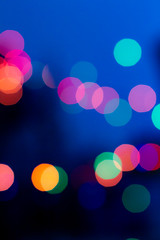 abstract background with bokeh lights