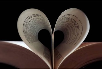 heart shaped book