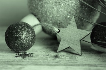 Navidad, decoracion en blanco y negro, recuerdos	