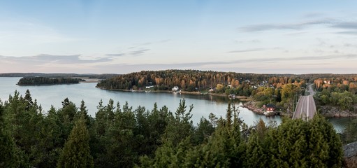 Obraz premium Aland islands from above