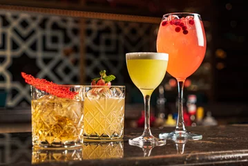 Foto op Plexiglas mexican cocktail in the bar © Maksim Shebeko