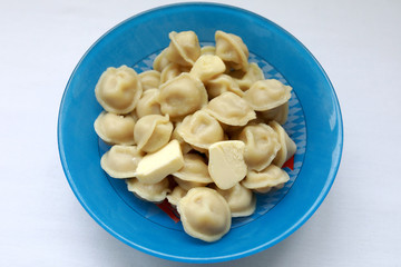 Dumplings with butter