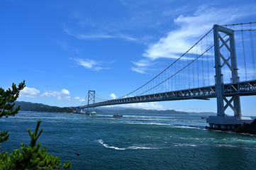 大鳴門橋　鳴門の渦潮