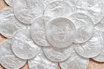 Silver american eagle coins investment