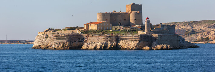 the chateau d'if on the island of marseille