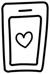 スマートフォンのアイコン_ハート