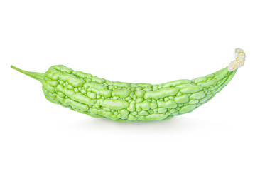 Bitter melon , Bitter gourd isolated on white background.