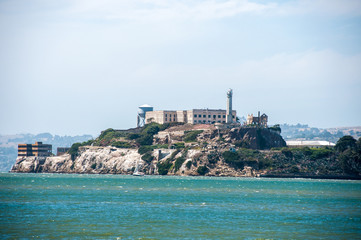 Fototapeta premium Famous Alcatraz Prison in San Francisco California USA