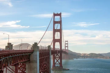 Papier Peint photo Plage de Baker, San Francisco Le célèbre Golden Gate Bridge - l& 39 un des sites mondiaux de San Francisco en Californie