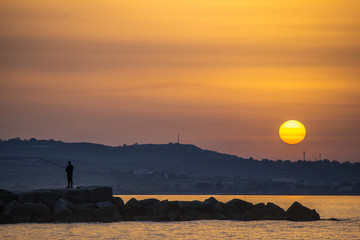 Tramonto costa degli dei