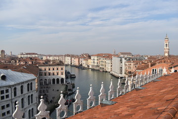 Fototapeta na wymiar panoramic view of venice italy