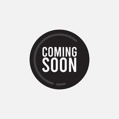 Coming Soon Logo Vector Template Design Illustration