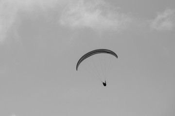 parachute in Queensland, Australia.
