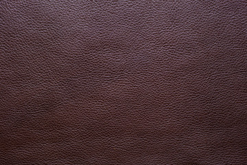 Genuine brown full grain leather background