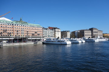 スウェーデン、ストックホルムの街並み