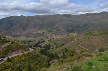 Fototapeta na wymiar 南米、ペルーの山風景