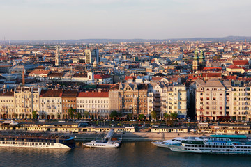 Fototapeta premium View on Budapest panorama. 
