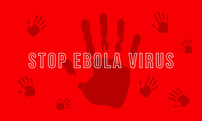Awareness Campaign on the theme of End to Ebola Virus, Vector Illustration.