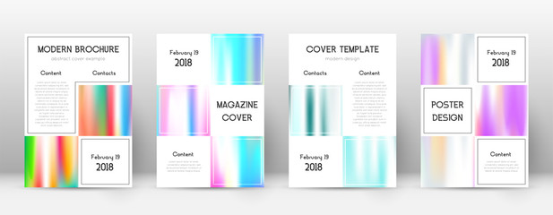 Flyer layout. Business valuable template for Broch