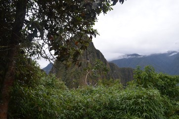 南米 遺跡 山 風景