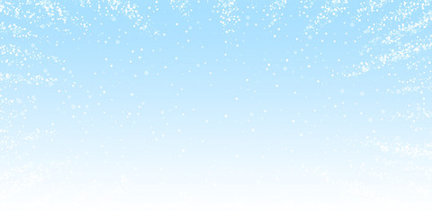 Magic stars Christmas background. Subtle flying sn