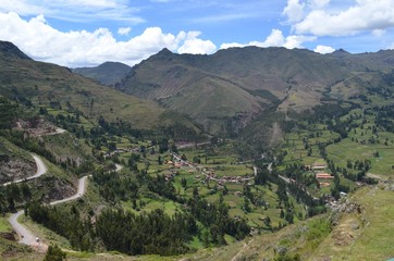 Fototapeta premium 南米 遺跡 風景